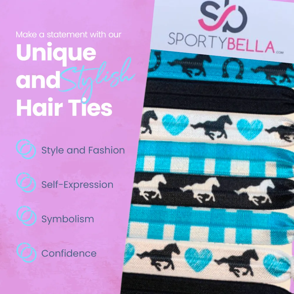 Girls Equestrian Hair Ties
